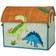 Rice Raffia Storage Baskets with Dinosaur Theme Set of 3