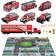 Temi Emergency Fire Rescue Vehicle Toy Set