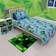 Minecraft Epic Design Reversible 2 Sided Bedding Duvet Cover Set 53.1x78.7"