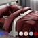 Sonoro Kate Super Soft Bed Linen Black, Grey, White, Blue, Purple, Red (259.08x228.6cm)