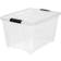 Iris 53 Quart Stack & Pull Storage Box 13.2gal 6pcs