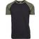 Urban Classics Raglan Contrast T-shirt - Black/Olive