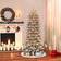 Puleo International Pre-Lit Slim Flocked Fraser Fir Christmas Tree 137.2cm