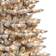 Puleo International Pre-Lit Slim Flocked Fraser Fir Christmas Tree 137.2cm