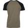 Urban Classics Raglan Contrast T-shirt - Olive/Black