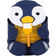 Affenzahn Large Friend Polly Penguin - Blue