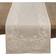 Saro Lifestyle Swirl Embroidered Tablecloth Natural (182.9x40.6cm)