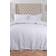 Highams Seersucker Housse de couette Blanc (228.6x218.4cm)