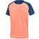 Babolat Play Crew Neck Tee - Fluo Strike/Estate Blue