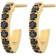 Edblad Glow Creoles Mini S Earrings - Gold/Black