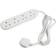 Masterplug BFG210N-MP 4-way 2m