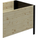 Plus Classic Planter with Wooden Sides and Steel Ends 46x83x46.5cm