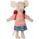 Maileg Bicycle Mouse Big Sister with Bag 13cm