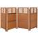 Sunnydaze Folding Outdoor Wood Privacy Screen 107x44"