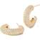 Pdpaola Hoop Earrings - Gold/Transparent