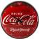 Aucune Drink Coca-Cola Refresh Yourself Väggklocka 31cm