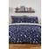 Dreamscene Moon Stars Galaxy Duvet Cover Blue, Grey (198.1x198.1cm)