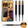 Target Darts Darts Raymond Van Barneveld RVB Black 19G Brass Steeldarts Dartboard