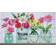 Northlight Welcome Friends Spring Bouquet Pink 30x18"