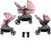 Red Kite Push Me Pace (Duo) (Travel system)