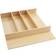 Rev-A-Shelf 4WUT Trim-to-Fit Light Brown Cutlery Tray