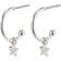 Pilgrim Ava Hoop Earrings - Silver