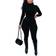 Azhong Women's Sexy Long Sleeve Turtleneck Jumpsuits Bodycon