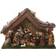 Kurt Adler Nativity Set With Stable Figurine 11