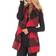 Yacun Women Open Front Buffalo Plaid Vest