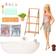 Barbie Doll & Bathtub Playset Confetti Soap & Accessories Blonde