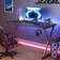 Desino Computer Gaming Desk- Black/Red, 1000x500x750mm