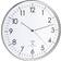 TFA Dostmann 1344707 Silver Reloj de pared 33cm