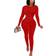 Xxtaxn Women's Sexy Long Sleeve Bodycon Jumpsuit