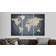 Artgeist Classic World Map Billede 120x80cm