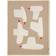 ferm LIVING Bird Quilted Filt Beige (110x80cm)