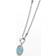 Lagos Maya Round Inlay Pendant Necklace - Silver/Blue