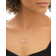 Sterling Forever Azurine Pendant Necklaces - Silver/Blue/Transparent