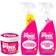 The Pink Stuff Miracle Cleaning Paste Multi-Purpose Spray and Bathroom Foam 3-pack