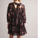 Ted Baker Barnabe Printed Tiered Mini Swing Dress