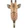 Wildlife Garden Hand Carved Hook Giraffe