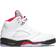 NIKE Air Jordan 5 Retro M - True White/Fire Red/Black/Metallic Silver