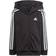 Adidas Essentials 3 Stripes Shiny Tracksuit - Black/White (HR5906)