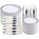 Wellife Plates, Cups & Cutlery Lace Pattern 350pcs