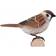 Wildlife Garden DecoBird Tree Sparrow Dekofigur 8.8cm