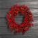 Nordic Winter Artificial Wreath with Red Berries Julepynt