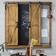 American Art Decor Sliding Barn Doors Notice Board 32.2x31.8"