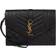 Saint Laurent Quilted Envelope Clutch - Black