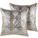 Beliani Cassia Komplett dekorationskudde Guld, Grå (45x45cm)