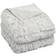 Sienna Fluffy Long Fleece Shaggy Soft Fleece Sensory Couverture lestée 8kg Gris (200x150cm)