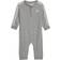 Adidas Infant Essentials 3-Stripes French Terry Bodysuit - Medium Grey Heather/White (IA2546)